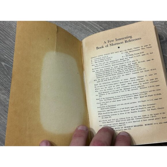 The Book Of Mormon Book by George Albert Smith Hardcover 1950 - Picture 2 of 6